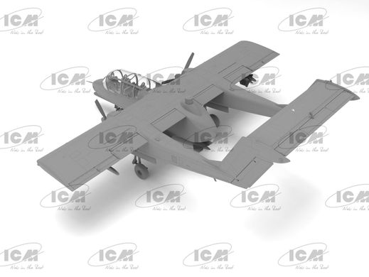 Збірна модель 1/48 літак "Буря в пустелі". Американські літаки OV-10A та OV-10D+, 1991 рік ICM 48302