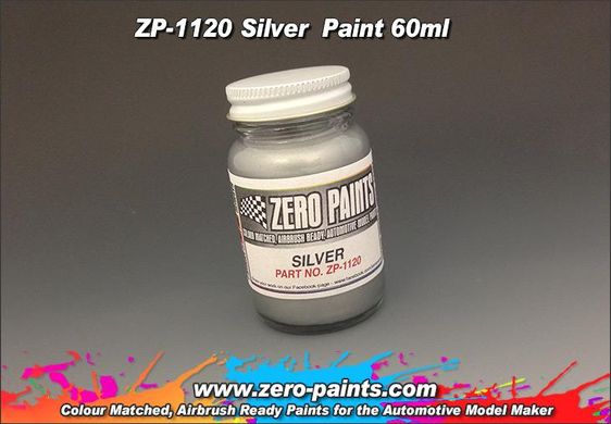 Краска Zero Paints 1120 Silver 60ml