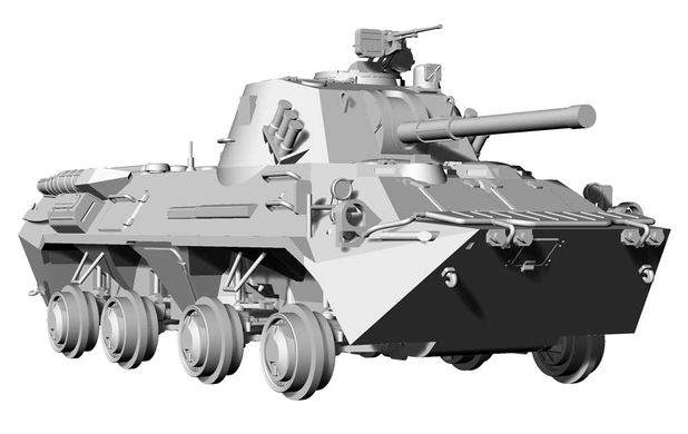 Збірна модель 1/72 самохідна артилерійська установка 120-мм 2С23 "Нона-СВК" ACE 72169