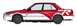 Збірна модель автомобіль 1:24 Nissan Bluebird 4Door Sedan SSS-R (U12) Late (1990) Hasegawa 20521