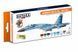 Набор красок нитрокрасок Украинский AF комплект v.1 синий пиксель 8x17ml Hataka Hobby HTK-CS96