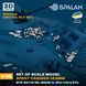 Набор масштабной модели 1:35 отстрелянные гильзы 14.5мм (BTR-60/70/80, BRDM-2) (295шт.) SPALAH 33035