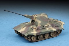Assembled model 1/72 tank German E-75 Flakpanzer Trumpeter 07126