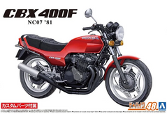 Сборная модель 1/12 мотоцикла Honda NC07 CBX400F Motorbike Kit Aoshima 06232