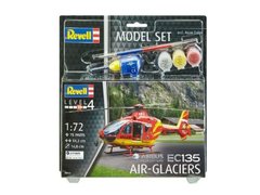Сборная модель 1/72 вертолет Airbus Helicopters EC135 Air-Glaciers Model Set Revell 64986