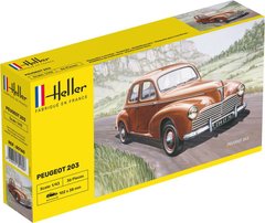 Assembled model 1/43 car Peugeot 203 Heller 80160