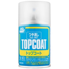 Matt aerosol varnish Mr. Top Coat Flat Spray (88 ml) B-503 Mr. Hobby B-503