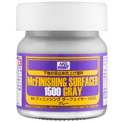 Серый грунт на нитрооснове Mr. Finishing Surfacer 1500 Gray 40ML SF289 Mr.Hobby SF289