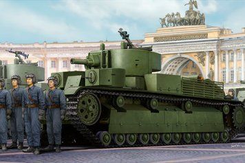 Збірна модель 1:35 радянський середній танк T‑28 Hobby Boss 83854