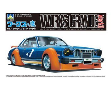 Збірна модель 1:24 автомобіль WORKS GRANDE MARK II Aoshima 06652