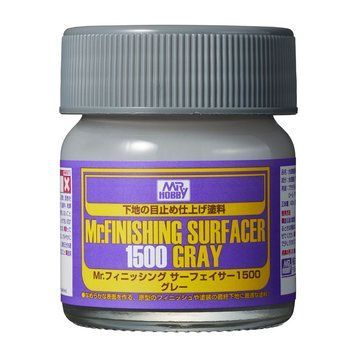 Сірий грунт на нітрооснові Mr. Finishing Surfacer 1500 Gray 40ML Mr.Hobby SF289