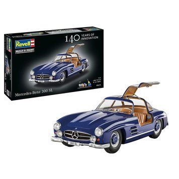 1:24 Mercedes-Benz 300SL Gift Set - 140 Years of Innovation (Model Set) Revell 05614