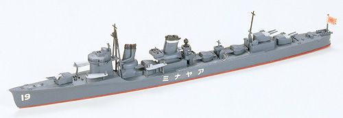 Збірна модель 1/700 корабля Japanese Navy Destroyer Ayanami 綾 波 Water Line Series Tamiya 31405