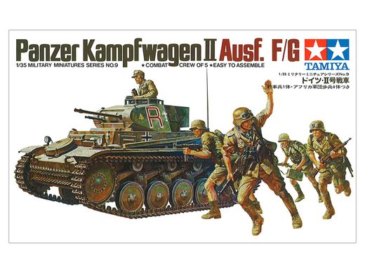 Збірна модель 1/35 танк Ger. Panzerkampfwagen IІ Tamiya 35009