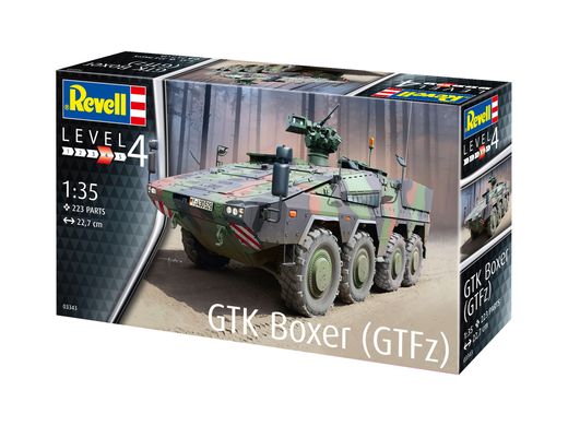 Prefab model 1/35 armored personnel carrier GTK Boxer GTFz Revell 03343