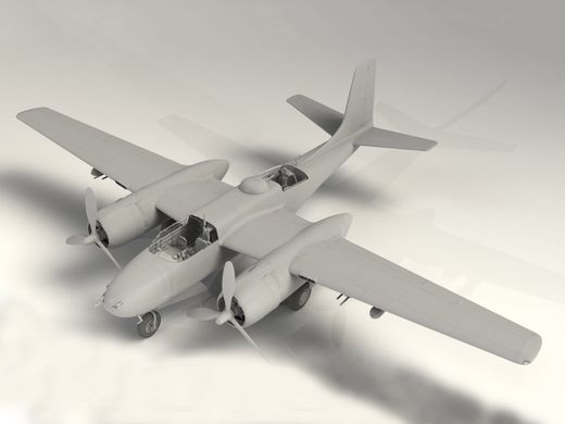 Сборная модель 1/48 самолет A-26B-15 Invader, Американский бомбардировщик 2СВ ICM 48282