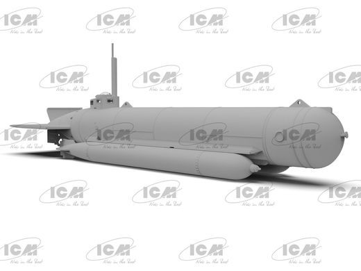 Prefab model 1/72 Submarine type "Molch" ICM S019