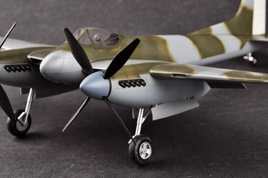 Assembly model 1:48 aircraft De Havilland Hornet F.3 Trumpeter 02894