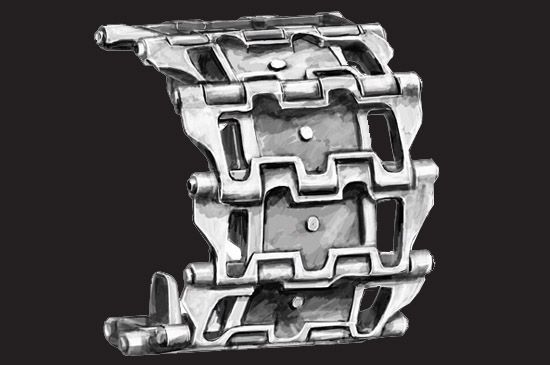 Збірна модель 1:35 траки PT-76 Tank Track Links Trumpeter 02047