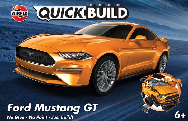 Assembled model Ford Mustang GT Quickbuild Airfix J6036