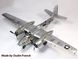 Assembled model 1/48 aircraft A-26B-15 Invader, American bomber 2SV ICM 48282