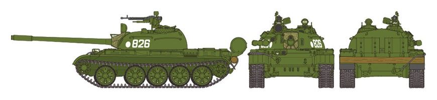 Сборная модель 1/48 советский танк Т-55 Tamiya 32598