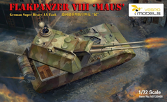 Prefab model 1/72 tank Flakpanzer VIII "Maus" Vespid Models VS720005