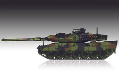 Збірна модель 1/72 німецький основний бойовий танк Leopard 2A6 Trumpeter 07191