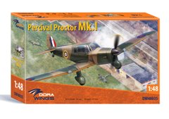 Assembled model 1/48 Percival Proctor Mk.I DW 48035 aircraft