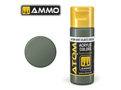 Акриловая краска ATOM Atlantic Green Ammo Mig 20097