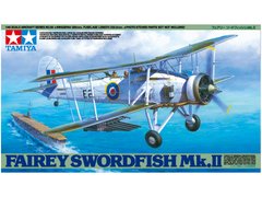 Збірна модель 1/48 літак Фейрі-меч-риба Mk.II Fairey Swordfish Tamiya 61099