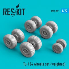 Scale model of Tu-134 wheelset (loaded) (1/72) Reskit RS72-0371, Out of stock
