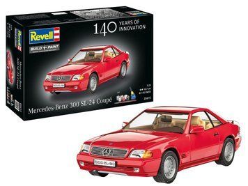 Mercedes-Benz 300 SL-24 Coupe 1:24 Scale Model Car Gift Set (140 Years of Innovation)