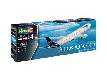 Сборная модель 1:144 авиалайнер Airbus A330-300 - Lufthansa "New Livery" Revell 03816