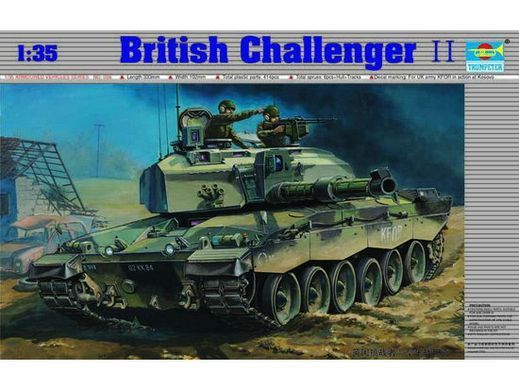 1:35 model kit British Challenger II Trumpeter 00308 British main battle tank