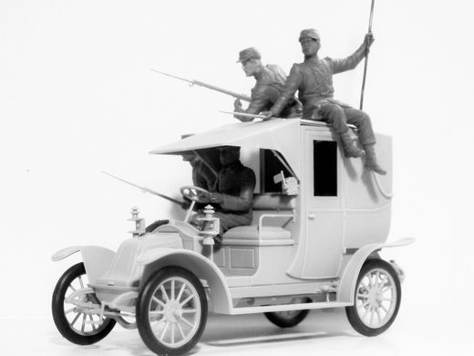 Сборная модель 1/35 «Битва на Марне» (1914), Такси с французской пехотой ICM 35660
