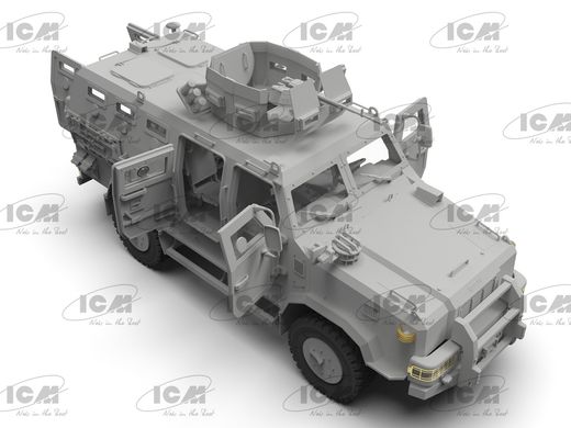 Сборная модель 1/35 "Казак-2" Украинский бронеавтомобиль класса MRAP ICM 35014