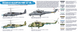 Набор акриловых красок russian AF Helicopters paint set vol. 1 8x17ml Hataka Hobby HTK-BS86