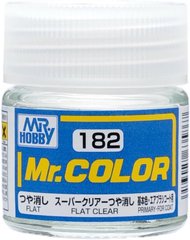 Лак прозрачный Mr.Color (10 ml) (матовый) C182 Mr.Hobby C182