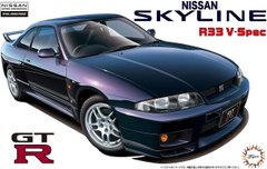 Сборная модель 1/24 автомобиль Nissan Skyline R33 V-Spec Fujimi 04627