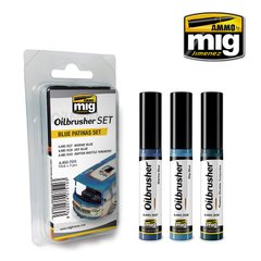 A set of markers for simulating mud flows Blue Patina (Blue Patinas) Ammo Mig 7510