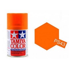 Аэрозольная краска PS43 Полупрозрачный Оранжевый(Translucent Orange) Tamiya 86043