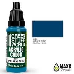 Opaque acrylic paint PRUSSIAN BLUE with a matte finish 17 ml GSW 3223