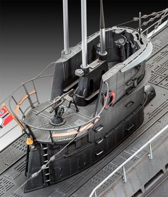 Prefab model 1:72 German Submarine Type IXC U67 / U154 (Early Turret) Revell 05166