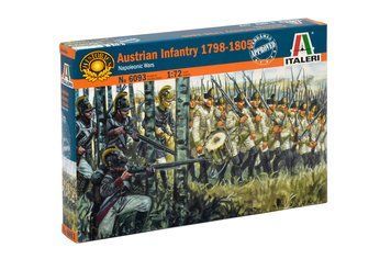 Сборная модель 1:72 наполеоновские войны Австрийская пехота 1798-1805 гг. Italeri 6093
