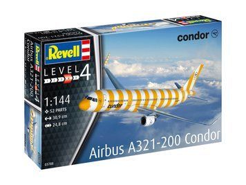 Сборная модель 1:144 авиалайнер Airbus A321-200 Condor Revell 03788