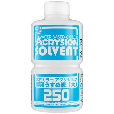 Розріджувач фарби Acrysion Solvent (250ml) Mr.Hobby T303