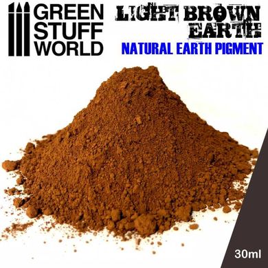 Натуральні землисті пігменти для моделістів Pigment LIGHT BROWN EARTH 30 мл GSW 1768