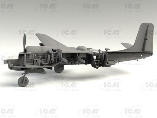 Збірна модель 1/48 літак B-26С-50 Invader, Американський бомбардувальник (війна в Кореї) ICM 48284