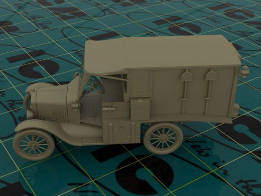 Збірна модель 1/35 Модель T 1917, Американський санітарний автомобіль 1 Світової війни ICM 35661